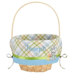 Premium Embroidered Easter Basket