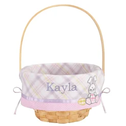 Premium Embroidered Easter Basket