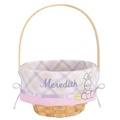 Premium Embroidered Easter Basket