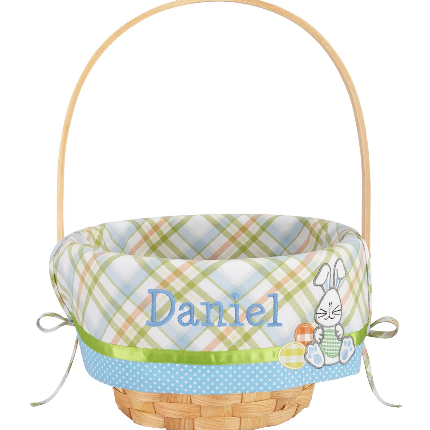 Premium Embroidered 12” Easter Basket