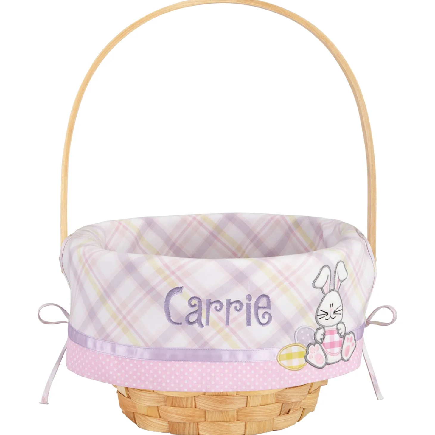 Premium Embroidered 12” Easter Basket
