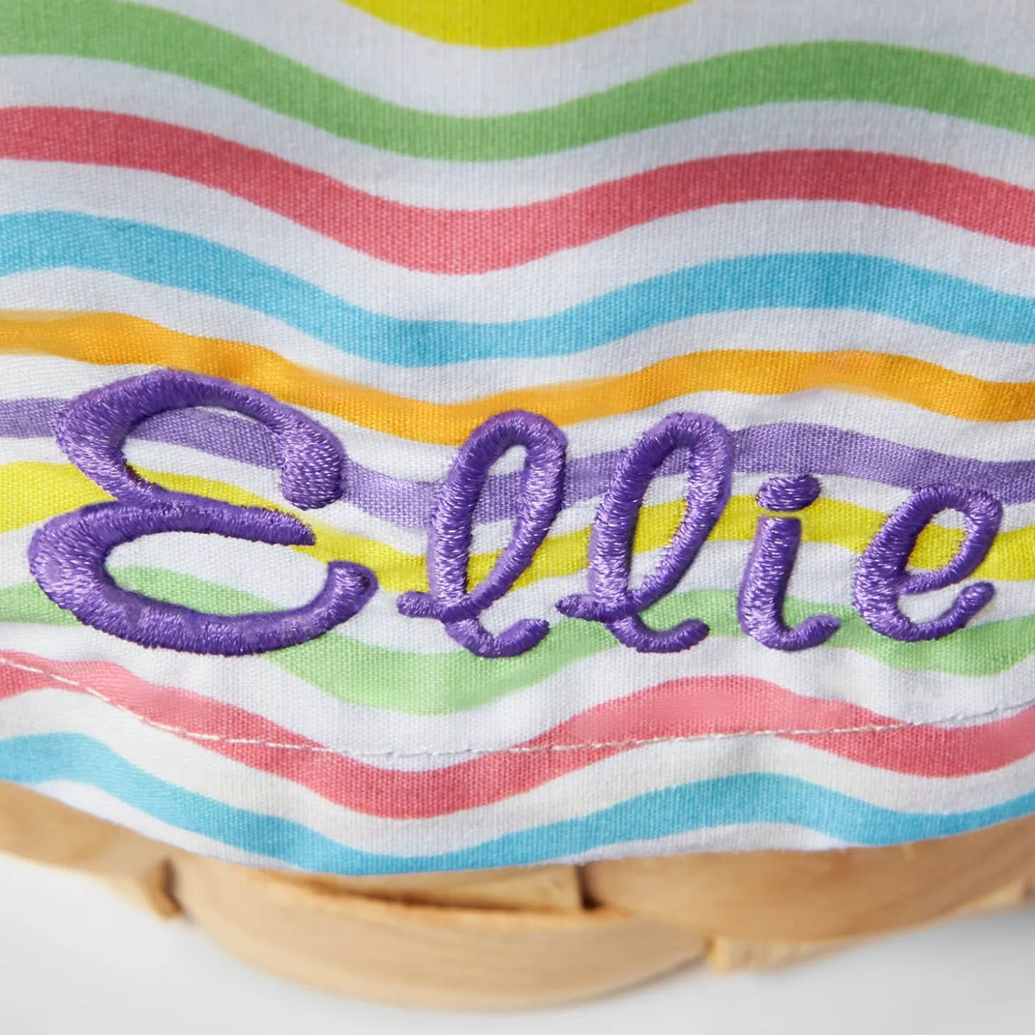 Premium Embroidered 10” Easter Basket