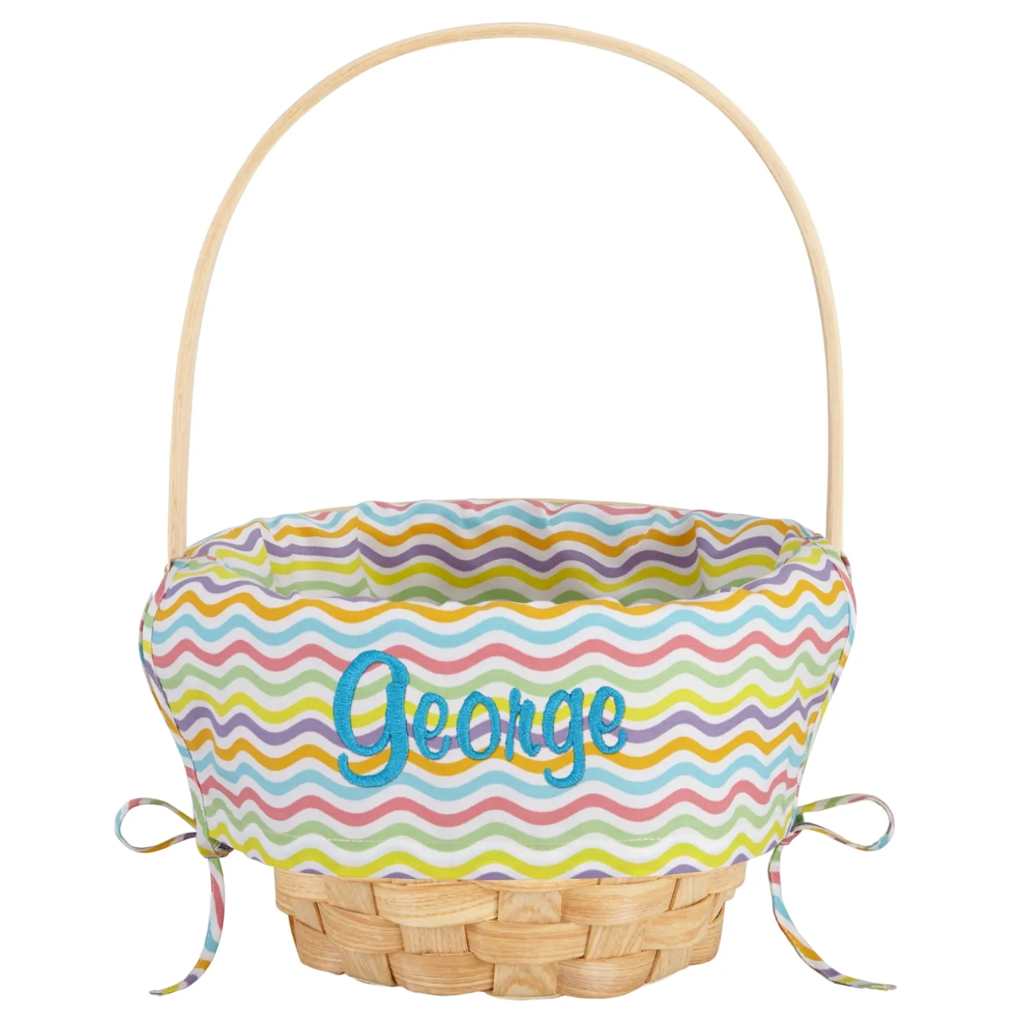 Premium Embroidered 10” Easter Basket