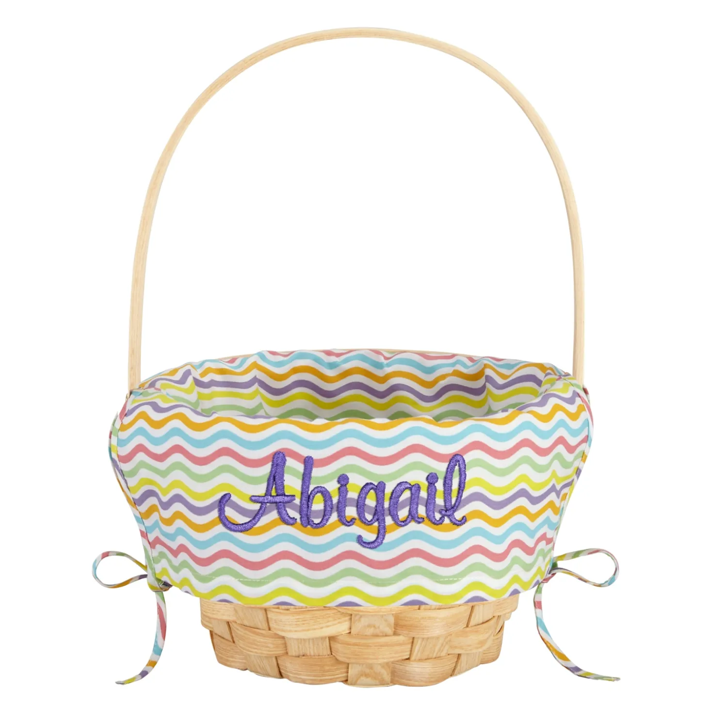 Premium Embroidered 10” Easter Basket