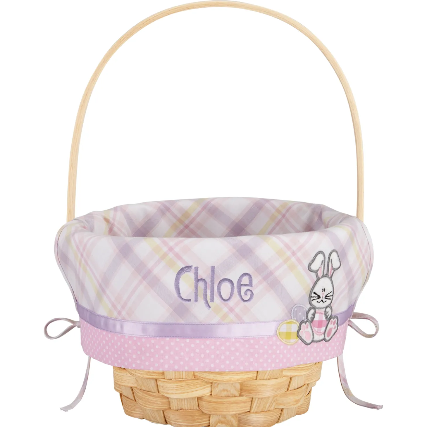 Premium Embroidered 10” Easter Basket