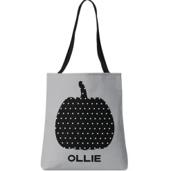 Preppy Print Pumpkin Tote Bag