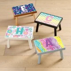 Pretty Pattern Step Stool