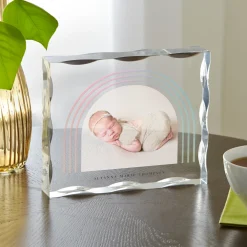 Rainbow Love Photo Acrylic Block