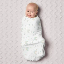 Rainbow Name Baby Swaddle Blanket