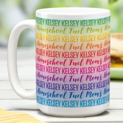 Rainbow Name Mug