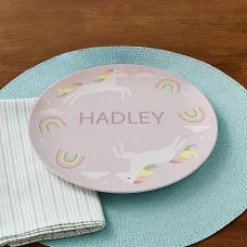 Rainbows and Unicorns Plate