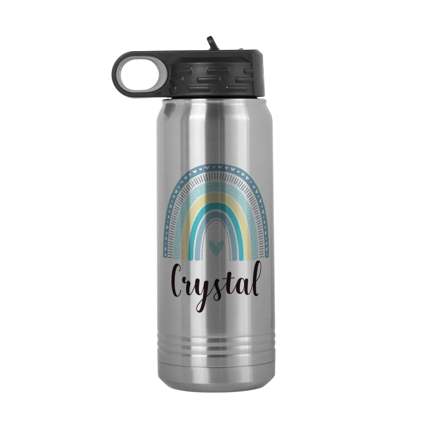 Rainbow Wishes Stainless Steel Water Bottle