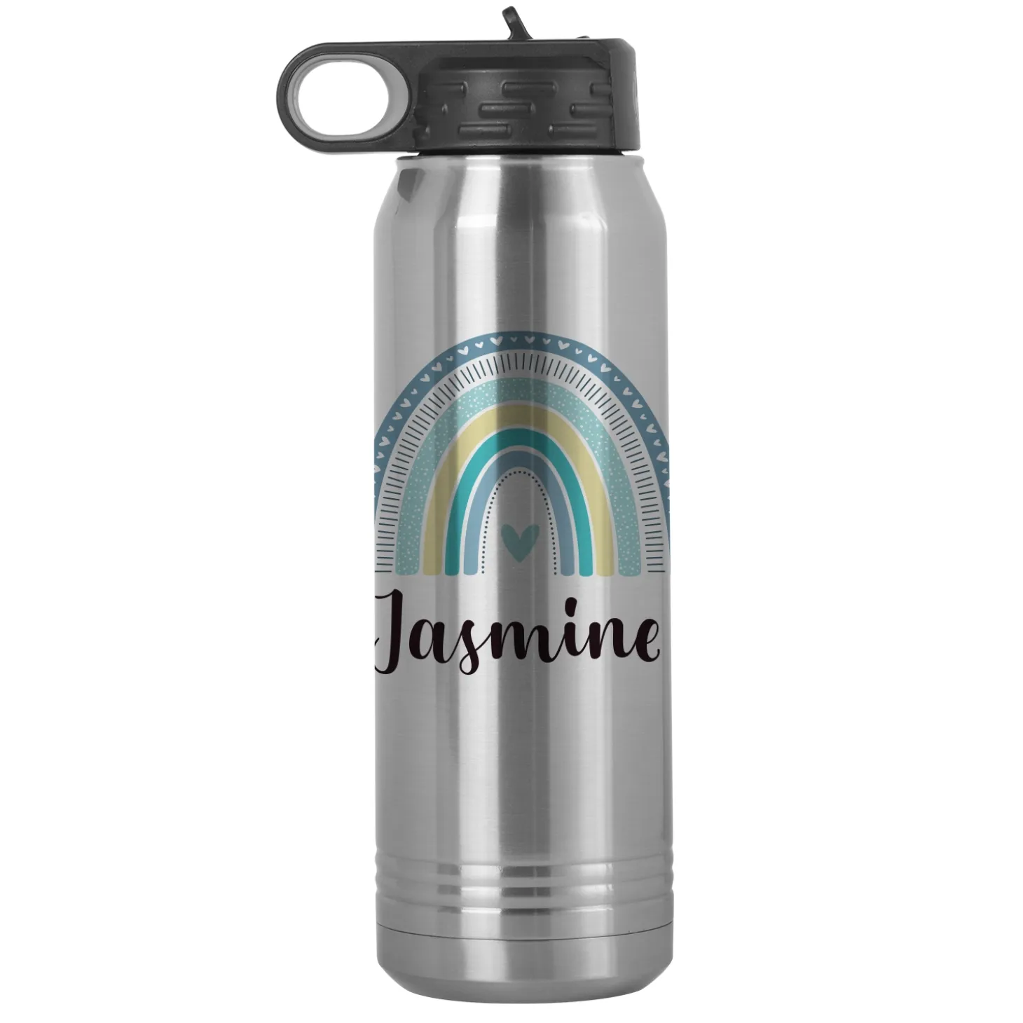 Rainbow Wishes Stainless Steel Water Bottle