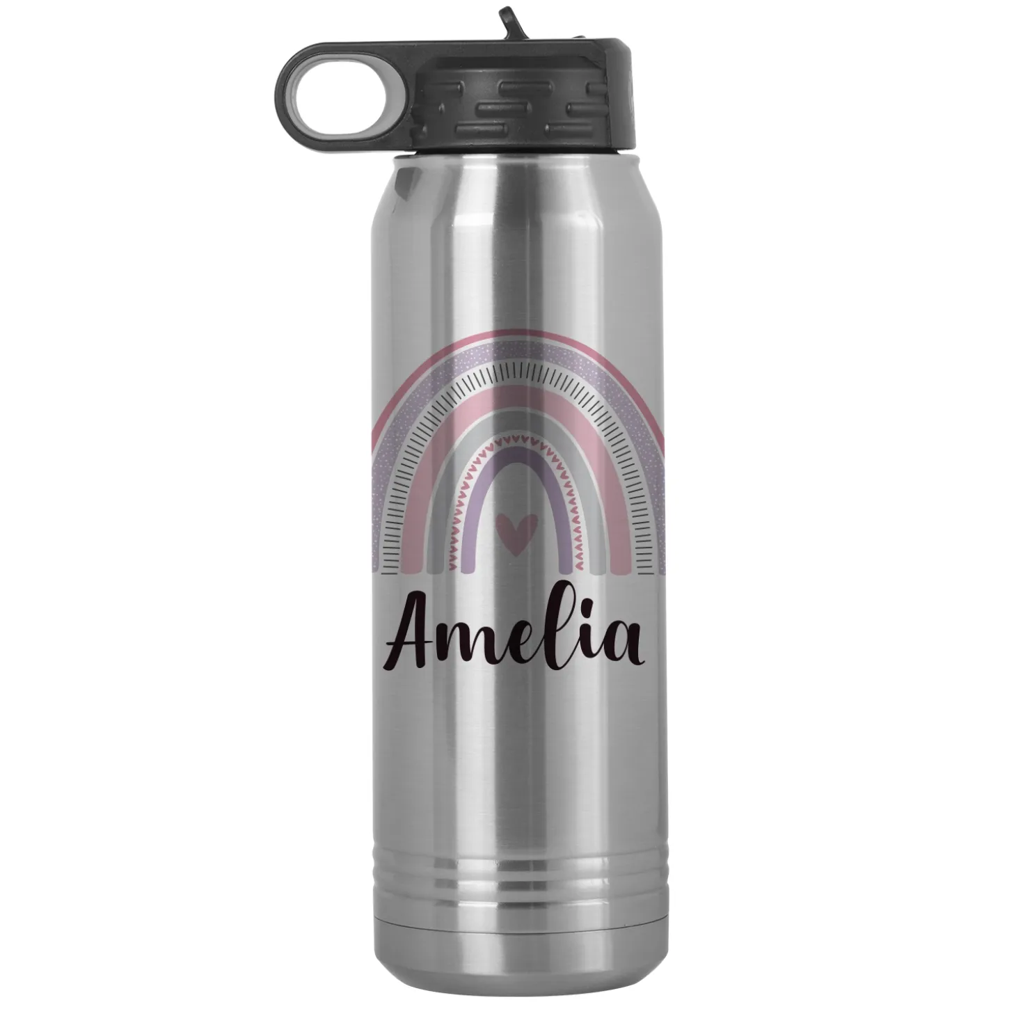 Rainbow Wishes Stainless Steel Water Bottle