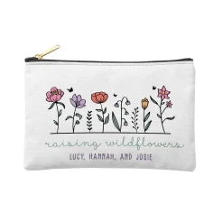 Raising Wildflowers Zipper Pouch