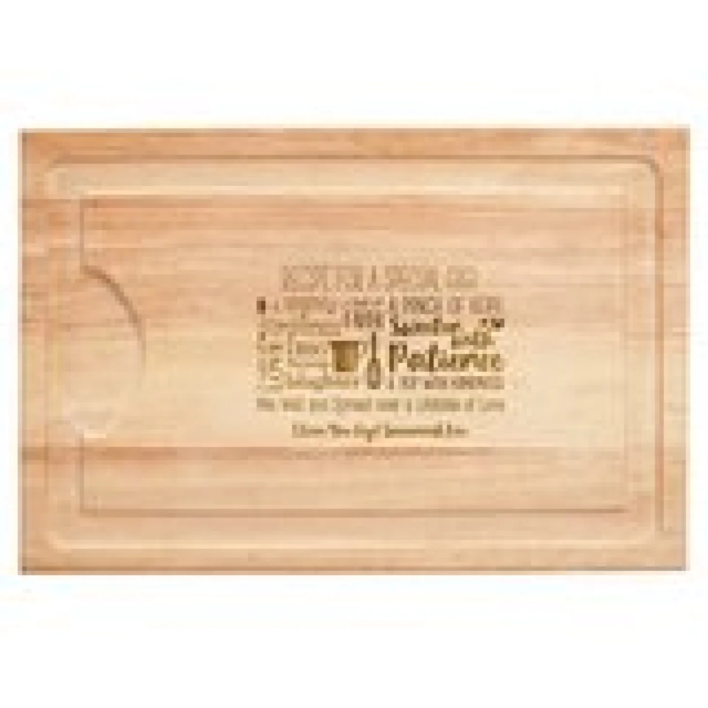 Recipe for a Special Someone Maple Wood Cutting Board
