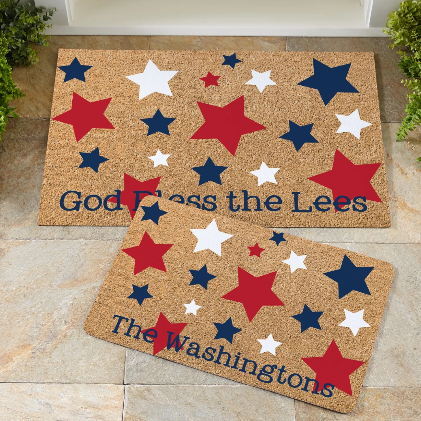 Red, White & Blue Doormat