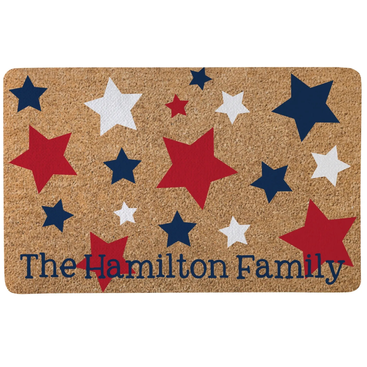 Red, White & Blue Doormat