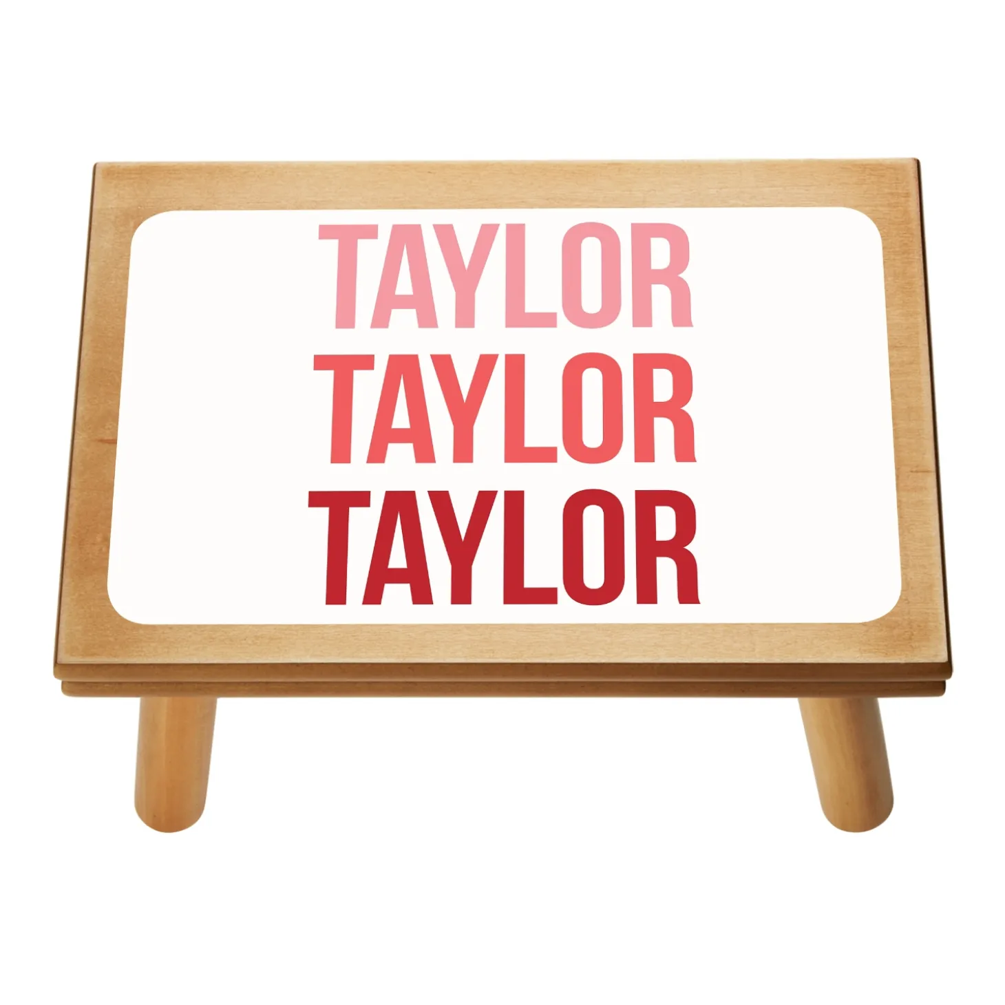 Repeating Name Step Stool