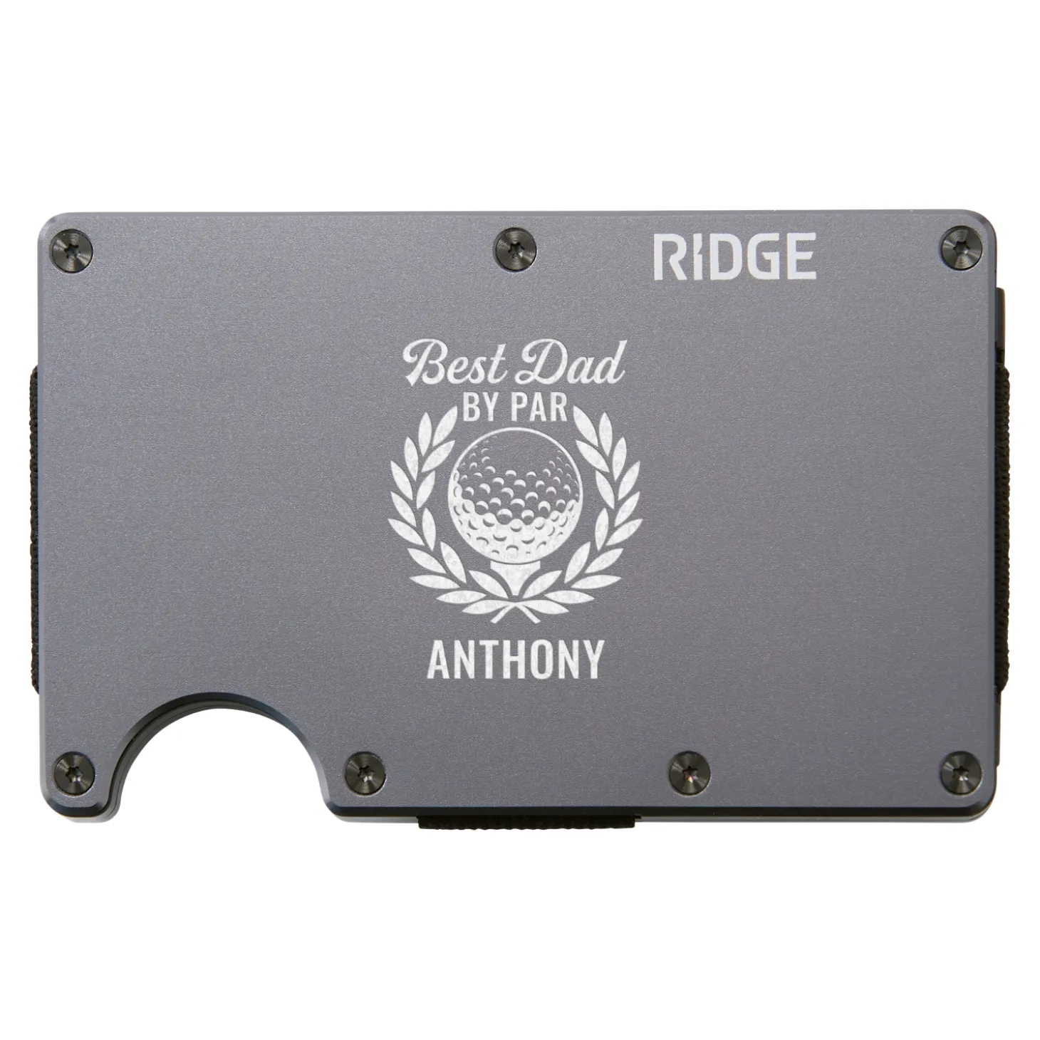 RIDGE® Aluminum Wallet Golf Designs