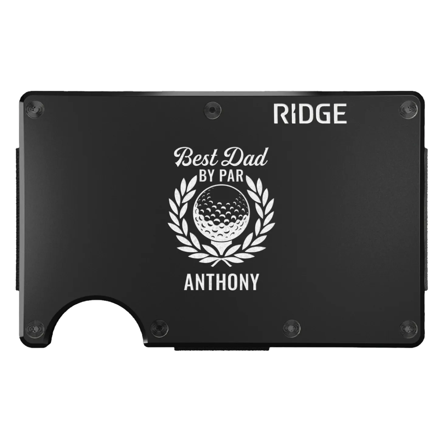RIDGE® Aluminum Wallet Golf Designs