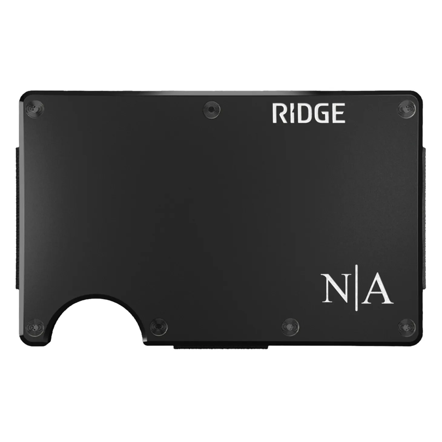Ridge® Engraved Aluminum Wallet 2 Letter Monogram