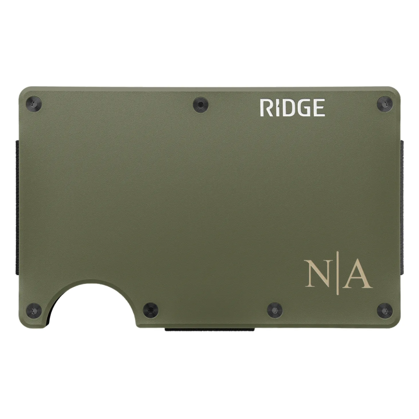 Ridge® Engraved Aluminum Wallet 2 Letter Monogram