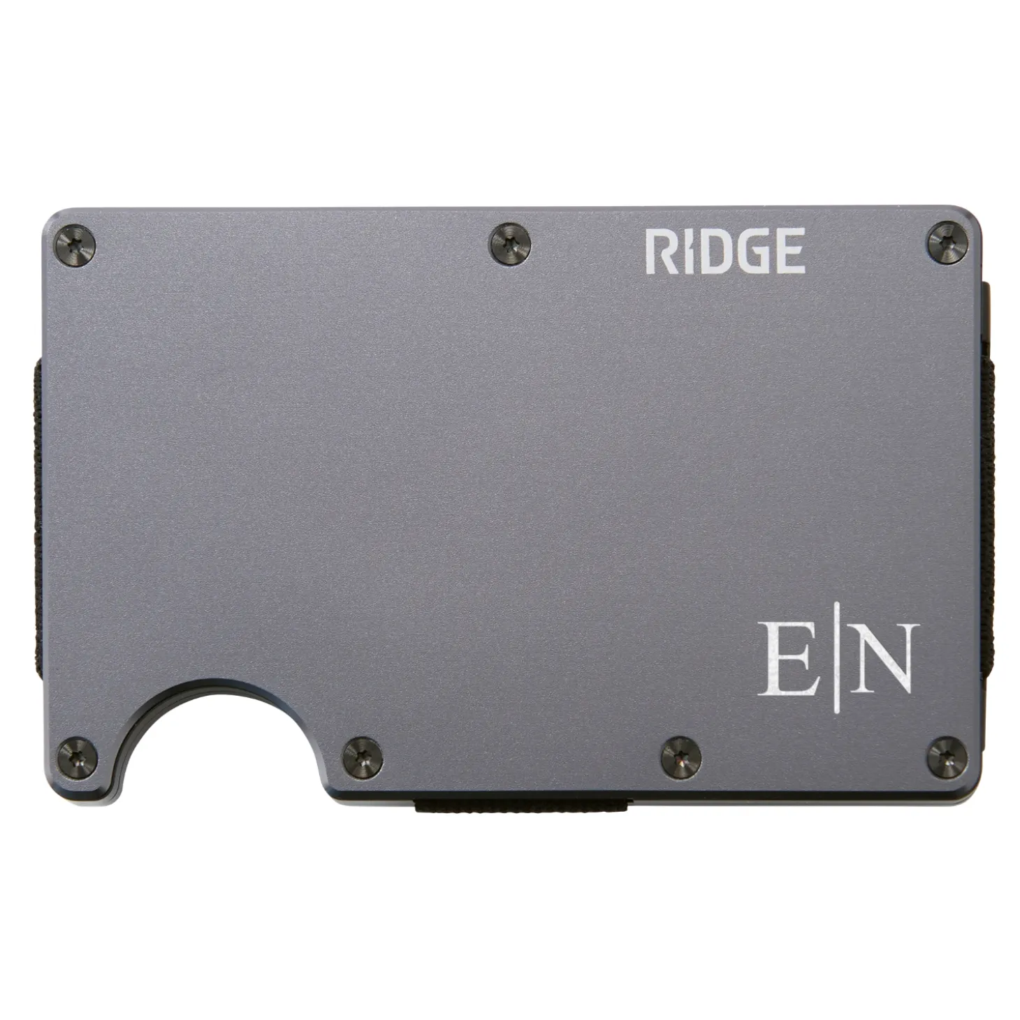 Ridge® Engraved Aluminum Wallet 2 Letter Monogram