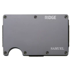 Ridge® Engraved Wallet Block Name