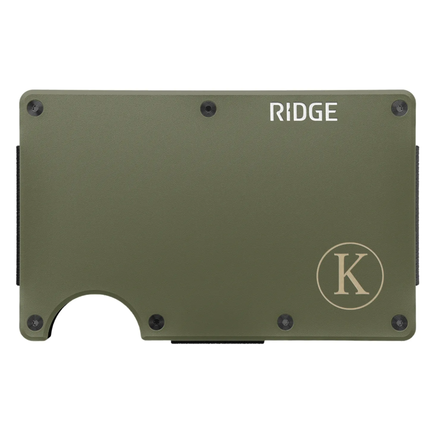 Ridge® Engraved Wallet Circled Initial