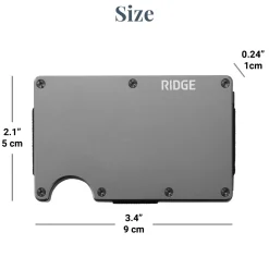 Ridge® Engraved Wallet 3 Letter Monogram