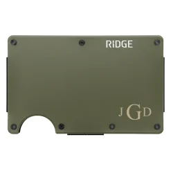 Ridge® Engraved Wallet 3 Letter Monogram