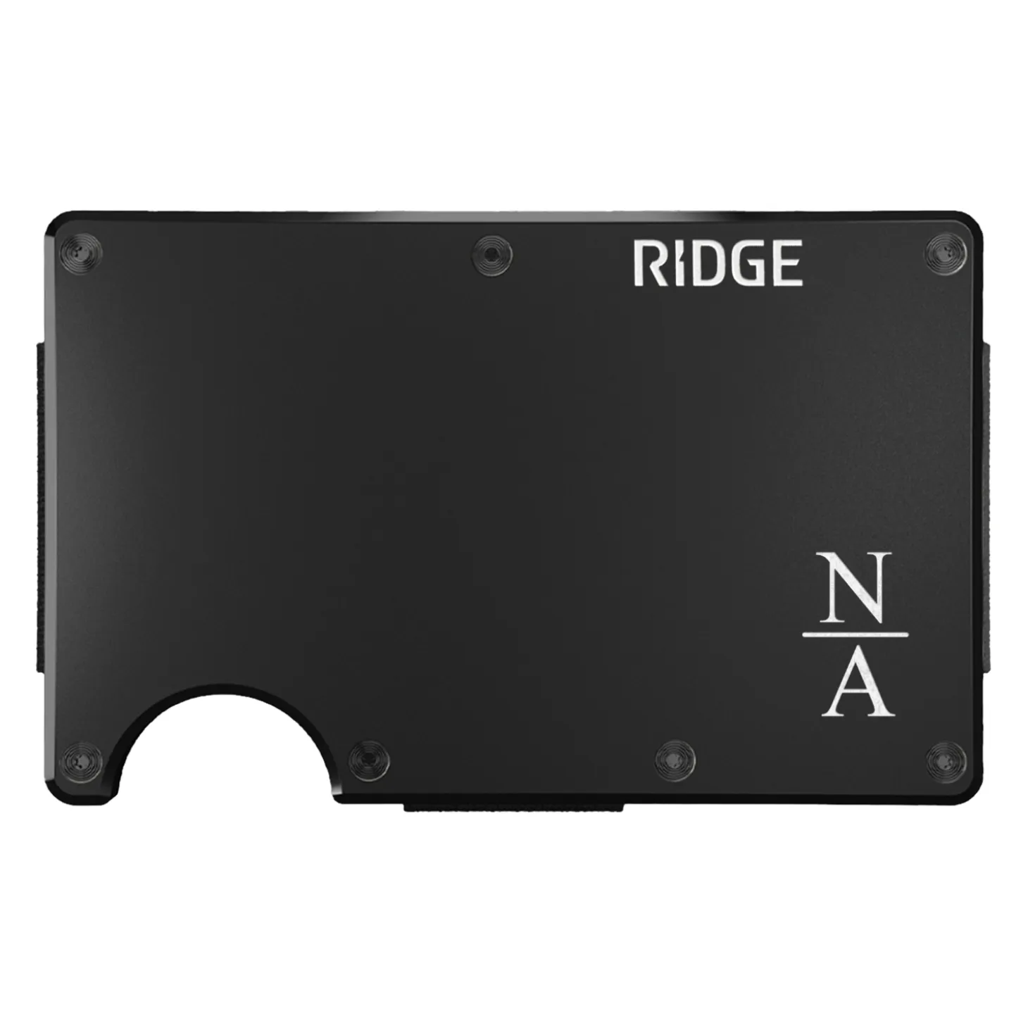 Ridge® Engraved Wallet Stacked Monogram