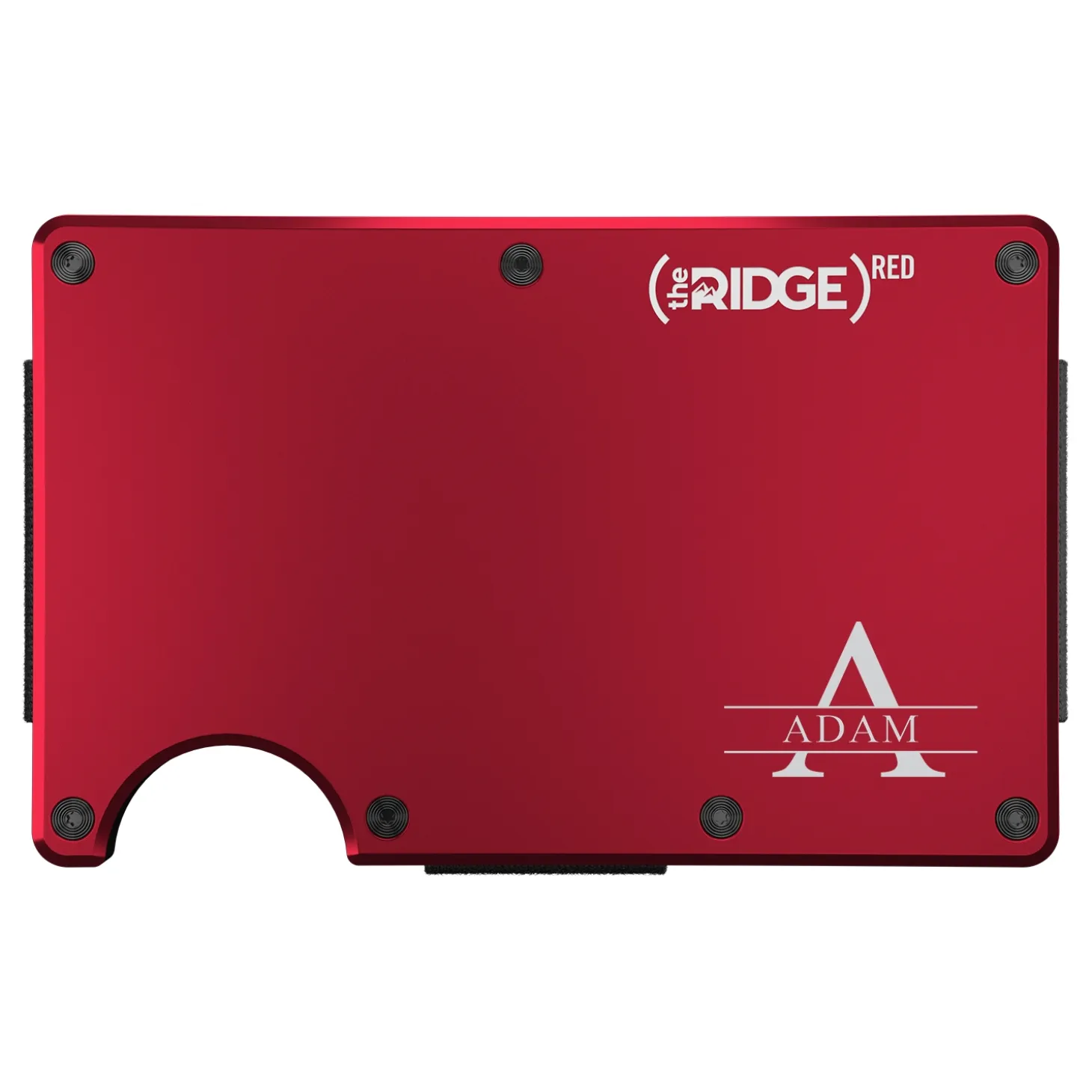 Ridge® Engraved Wallet Strike Through Monogram