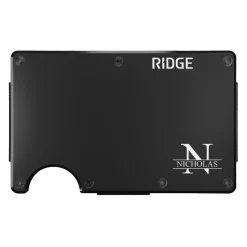 Ridge® Engraved Wallet Strike Through Monogram