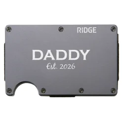Ridge® Engraved Wallet Title + Message