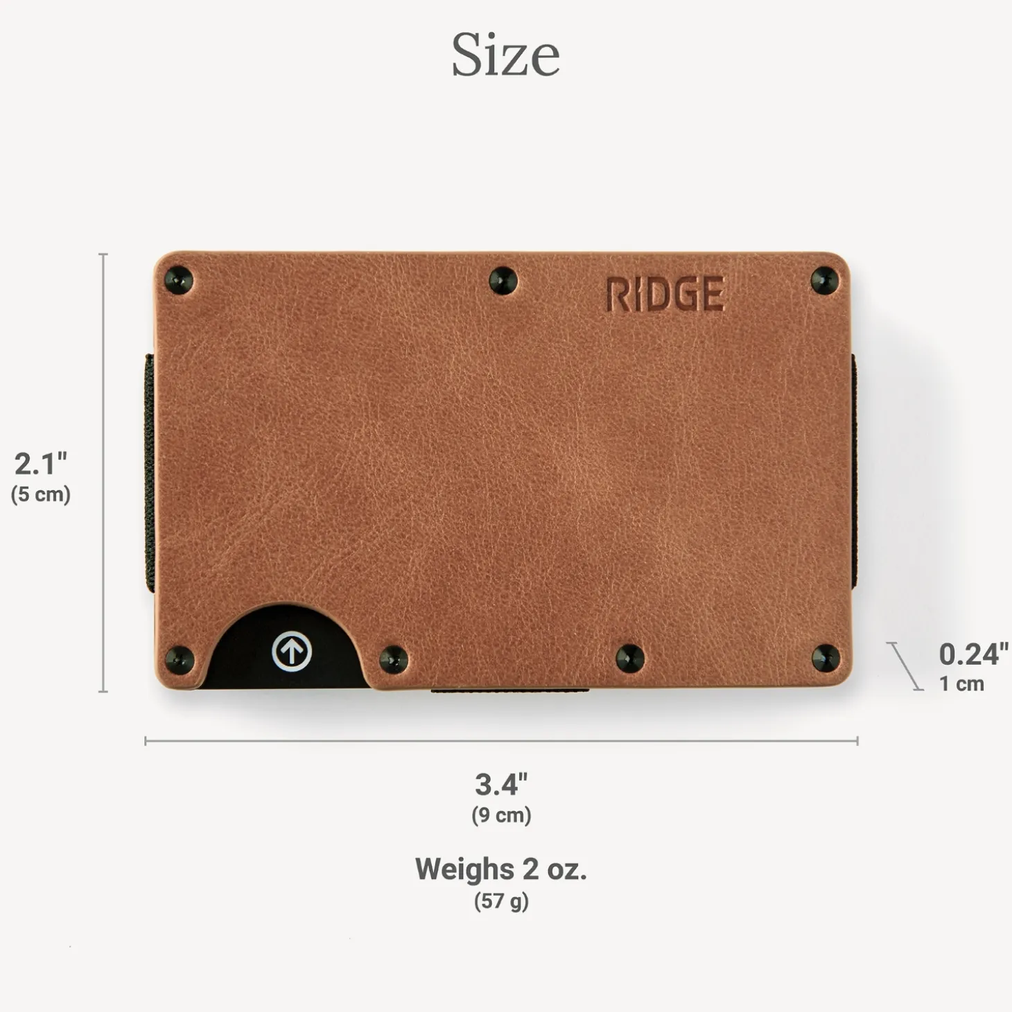 RIDGE® Leather Wallet Golf Designs