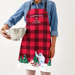 Rudolph® Holiday Group Plaid Apron