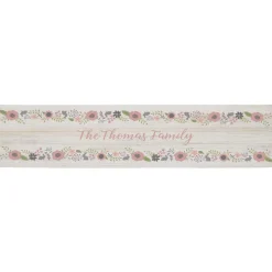 Rustic Easter Floral Table Runner & Placemats