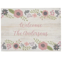 Rustic Easter Floral Table Runner & Placemats