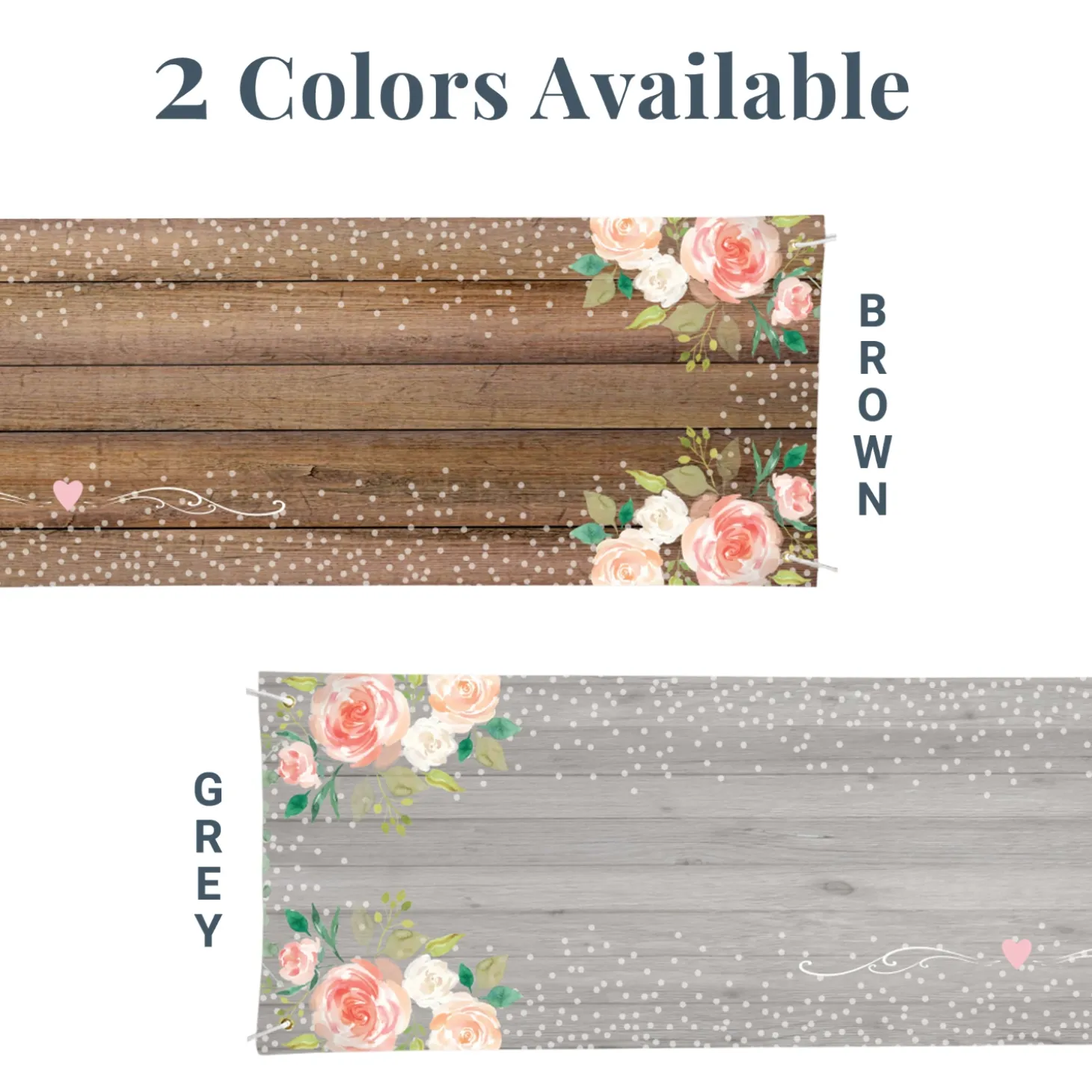 Rustic Floral Celebration Banner