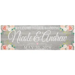 Rustic Floral Celebration Banner