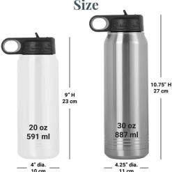 Say It In Style Stainless Steel Water Bottle