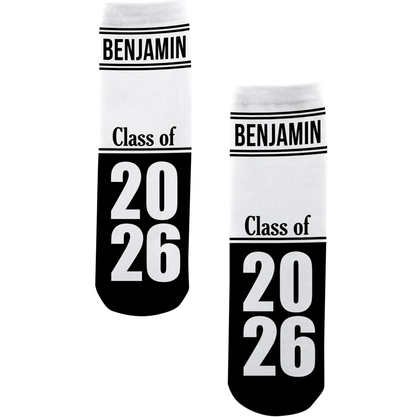 School Color Graduation Socks