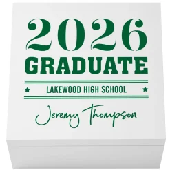 School Spirit Graduation Keepsake Box