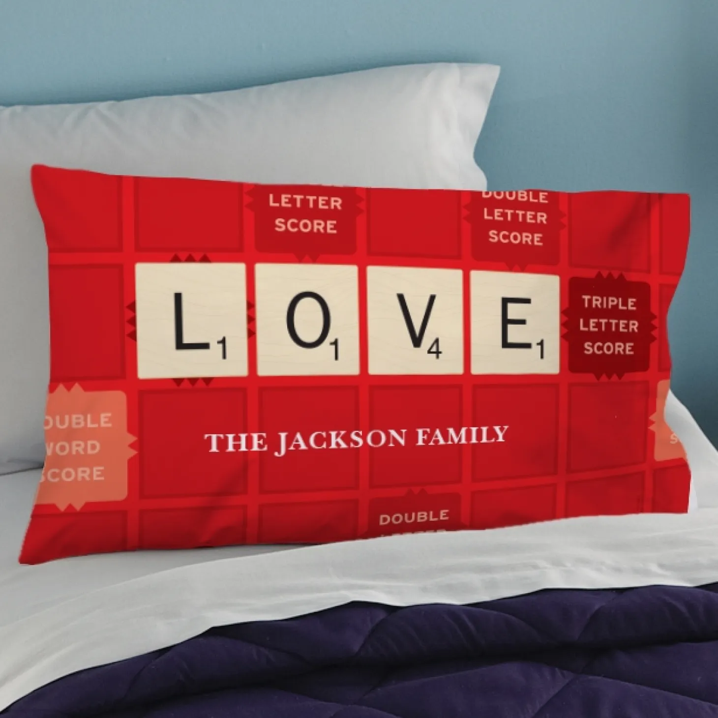 Scrabble® Lots of Love Pillow Case