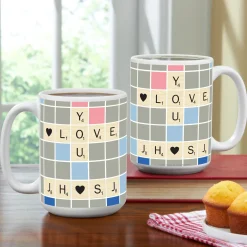 Scrabble® Love You Photo Mug