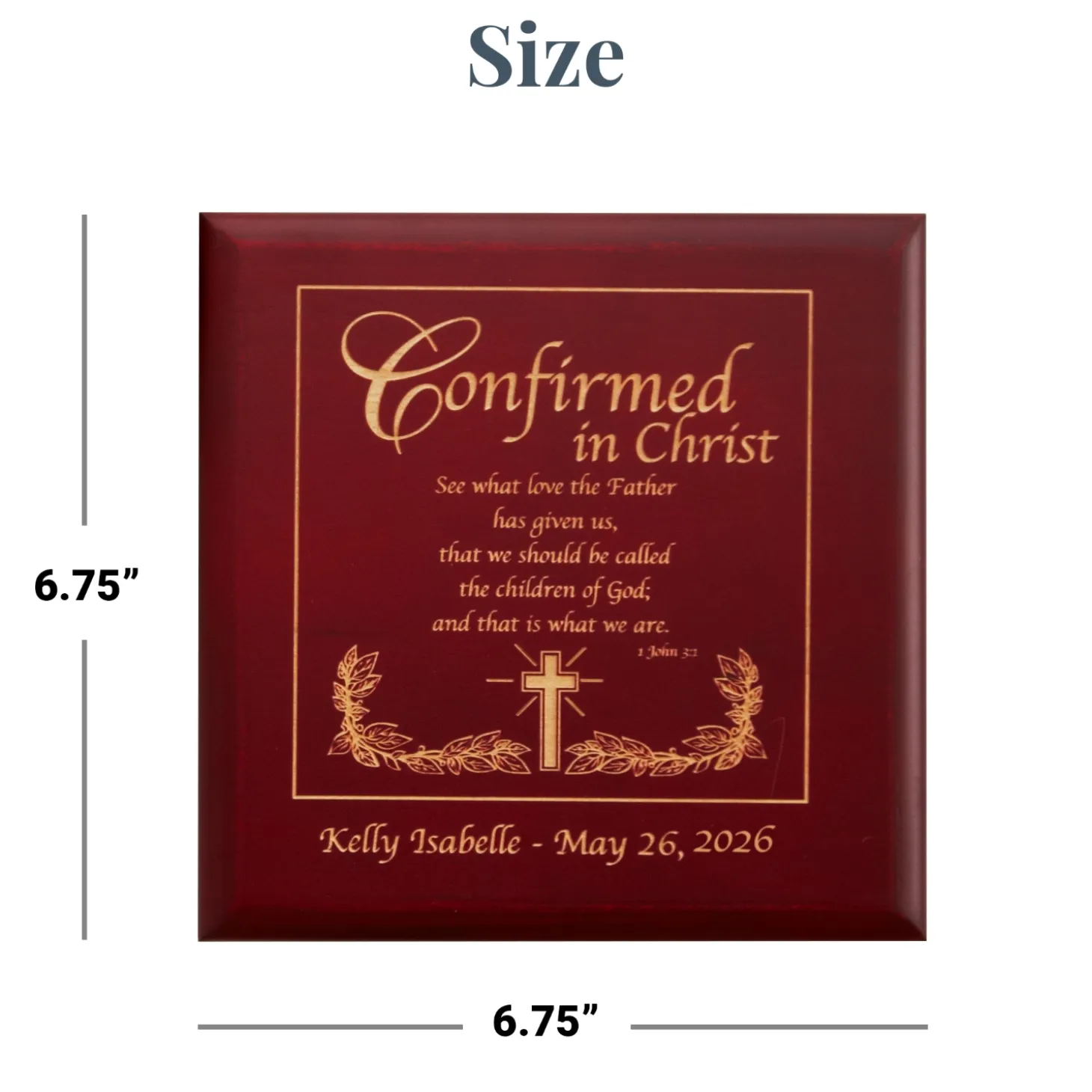 Scripture Communion & Confirmation Keepsake Box