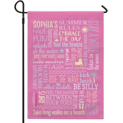 Seaside Breeze Garden Flag