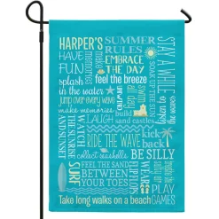 Seaside Breeze Garden Flag